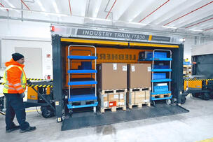 Outdoor tugger train Industry Train