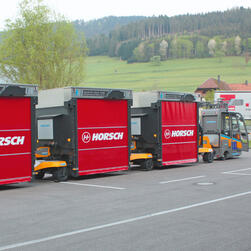 FT630 autonomous outdoor tugger train