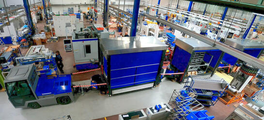 Routenzug Industry Train im Maschinenbau