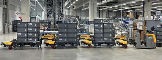 Routenzug Industry Train bei Hauff-Technik