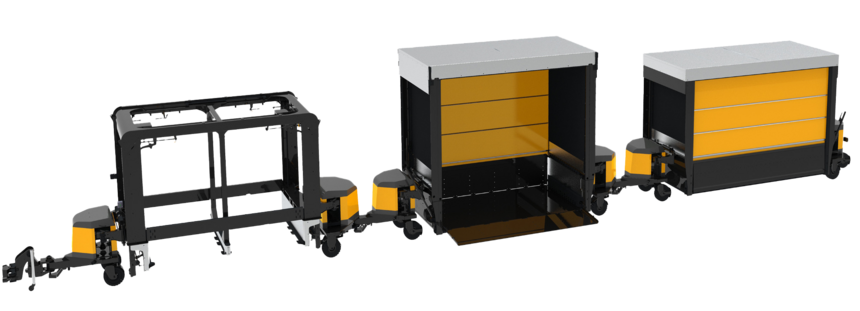 IT800 outdoor tugger train