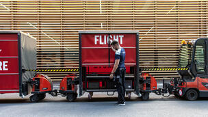 Routenzug Factory Train bei Pilatus Flugzeugwerke AG